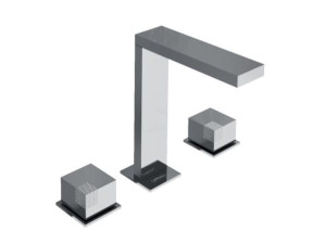 Хромированный смеситель для раковины