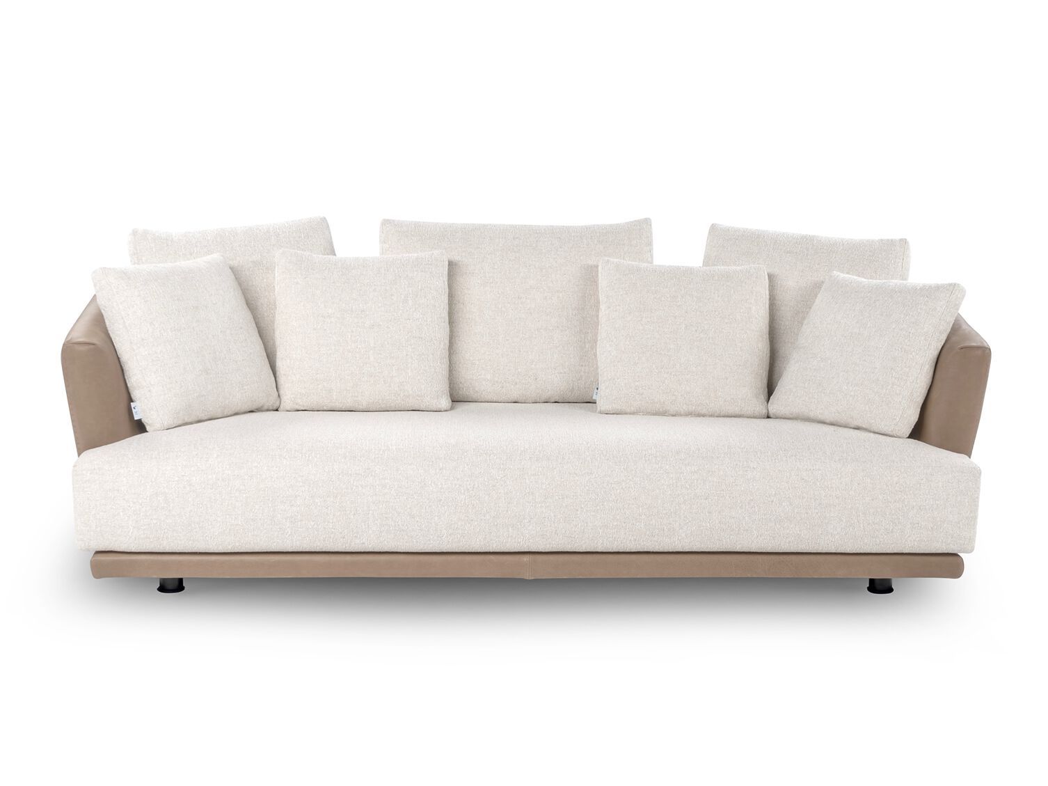 4-местный диван из ткани и кожи Calia Italia Superior ARCH-00150714