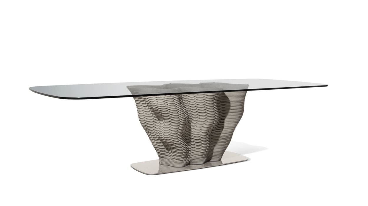 Прямоугольный стол с основанием из цемента 3D печать ROCHE BOBOIS CORAIL ARCH-00141882 - Вид №11