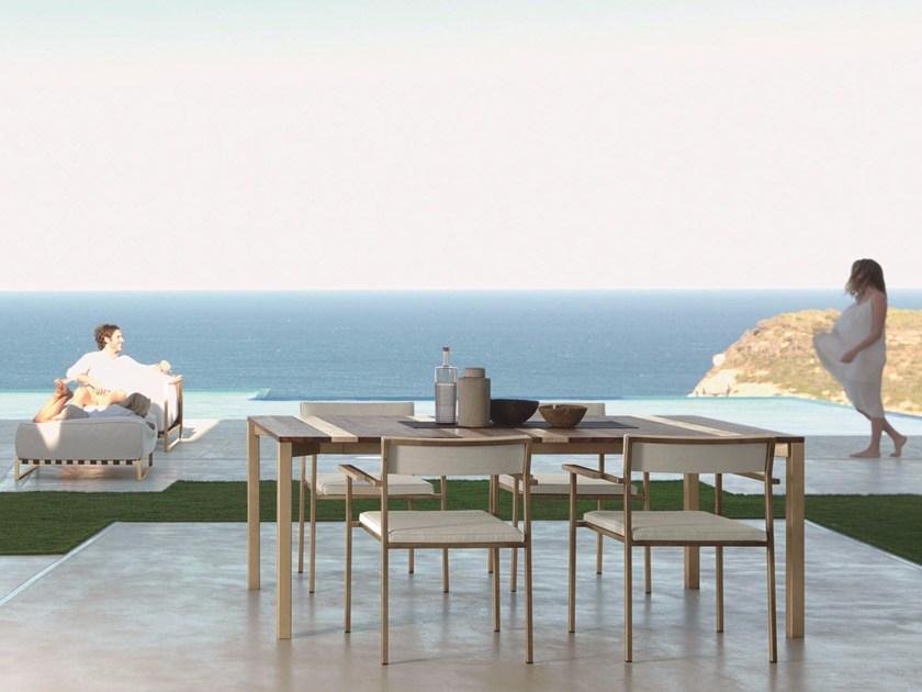 Talenti Прямоугольный деревянный садовый стол Casilda sun-id-1385481 - Вид №6