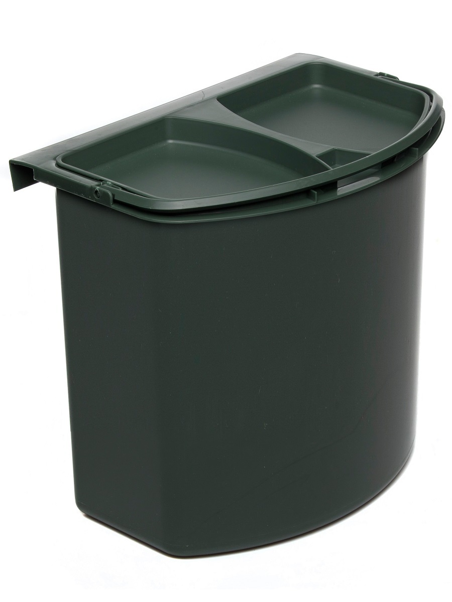 Контейнер для мусора на дверцу Theta 7 Dark Green NAVAKO 10021