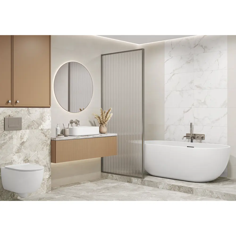 Настенная плитка Alma Ceramica Opera 47 30x60 см 1.98 м² матовая цвет бежевый 89457784 STLM-2075936 - Вид №3