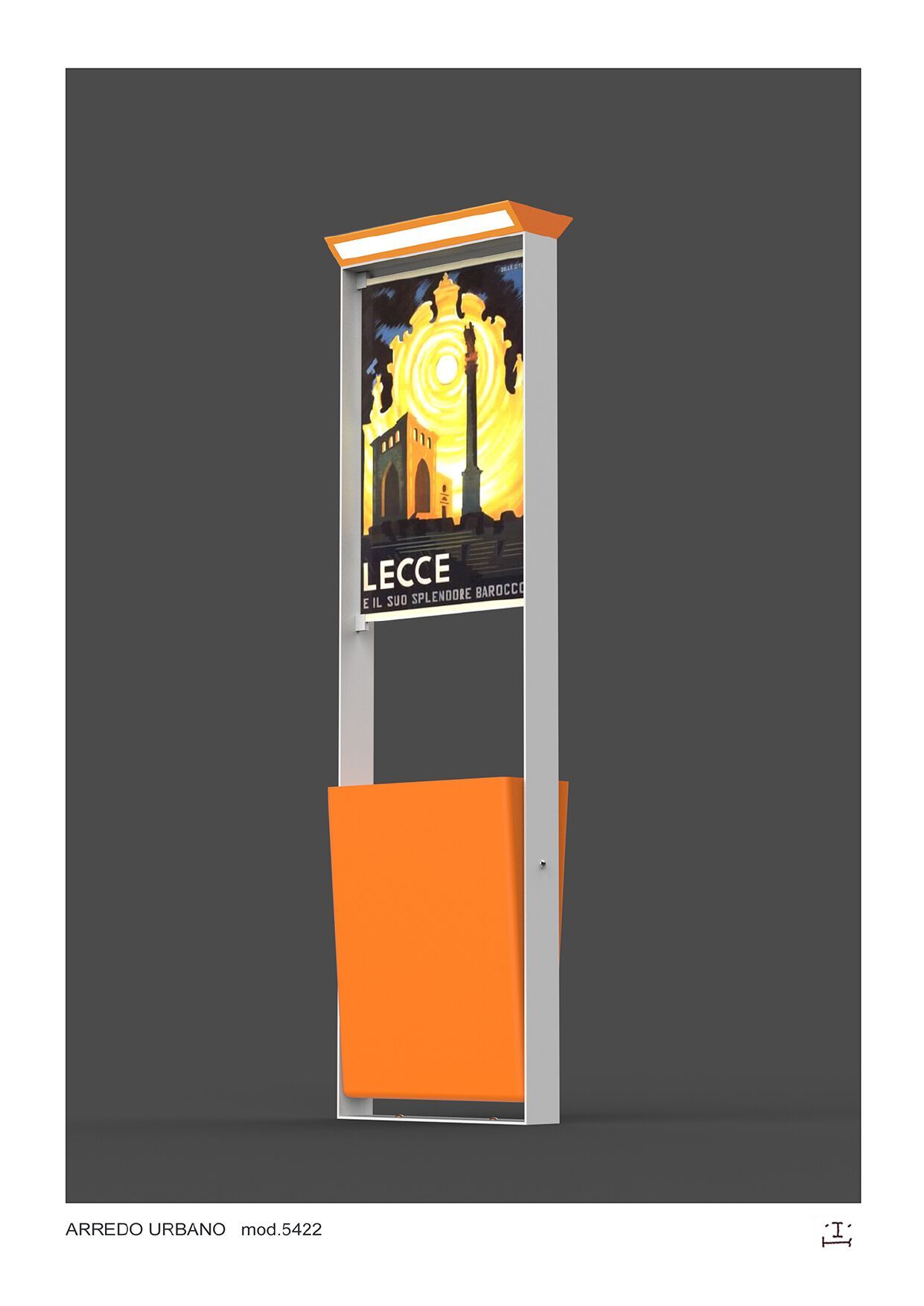 Самонесущие солнечные тотемы из стали и плексигласа CITYSì APULIA ARCH-00064366 - Вид №5