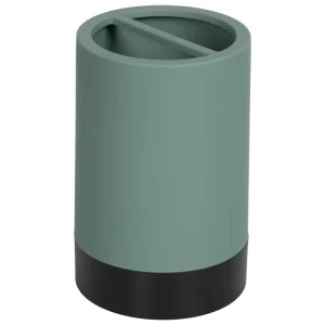Стакан для зубных щеток SWENSA Gul - элегантный аксессуар для ванной в серо-зеленом цвете 89380234