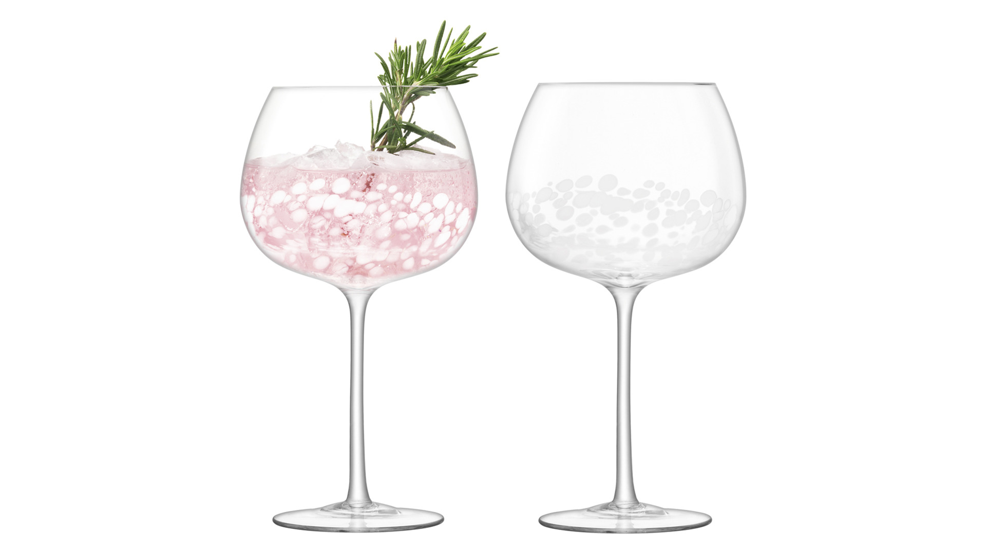 10656203 LSA International Набор круглых бокалов LSA International, "Stipple", 650мл, 2шт Стекло  - Вид №1