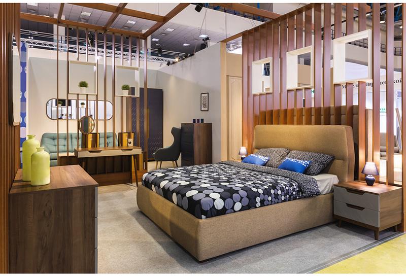 1461 Кровать с ортопедическим основанием 1.8 Сканди Жемчужно-белый R-HOME 40172727h_Жемчуг - Вид №1