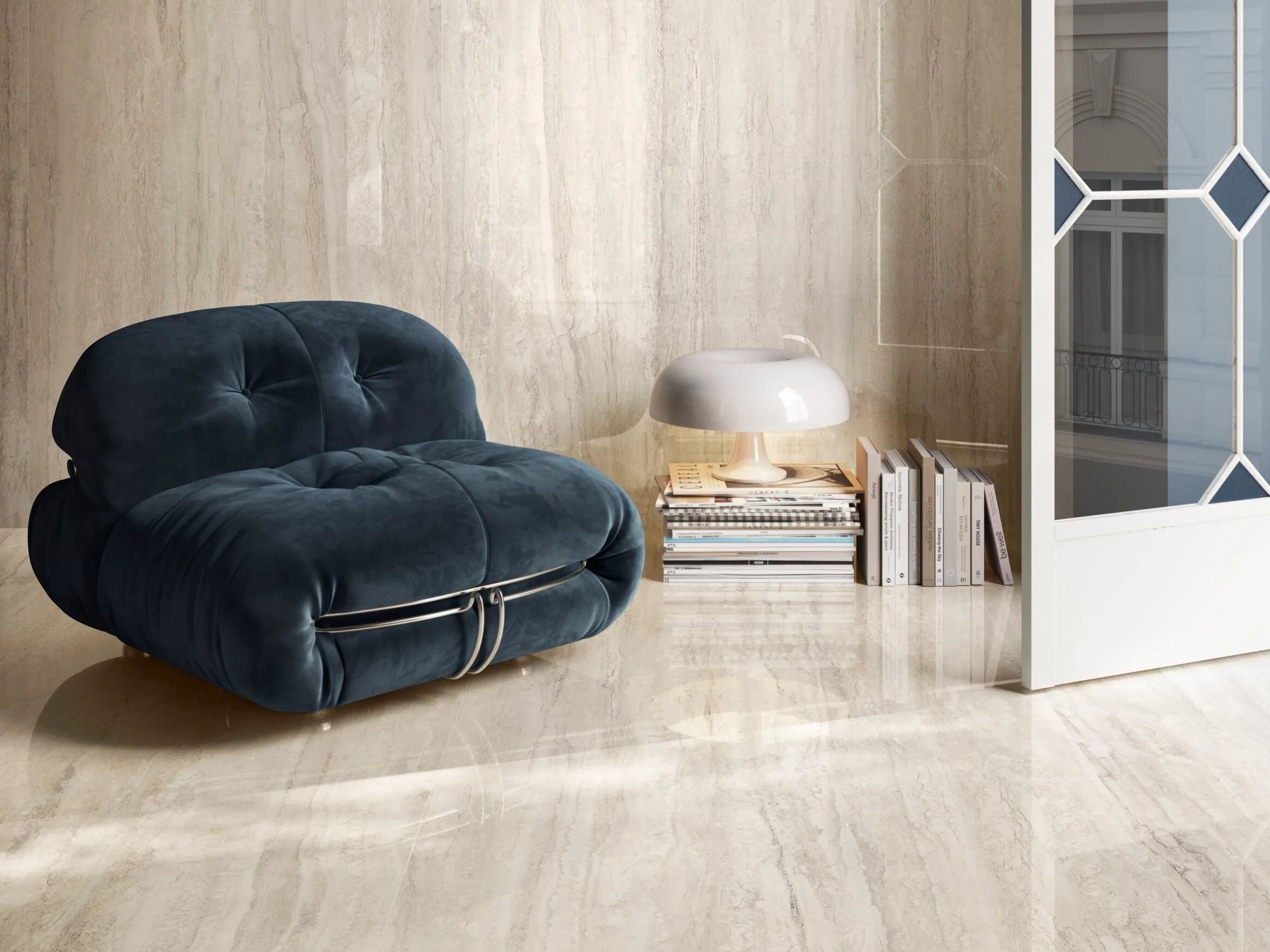 Пол / керамогранит с мраморным эффектом CERAMICA SANT'AGOSTINO Экстра ARCH-00031751