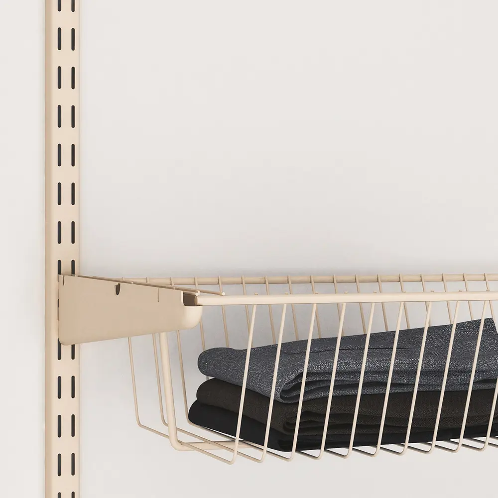 LARVIJ Корзина-полка для систем хранения 60х12х31 см бежевая 84804137 STLM-0055430 - Вид №1