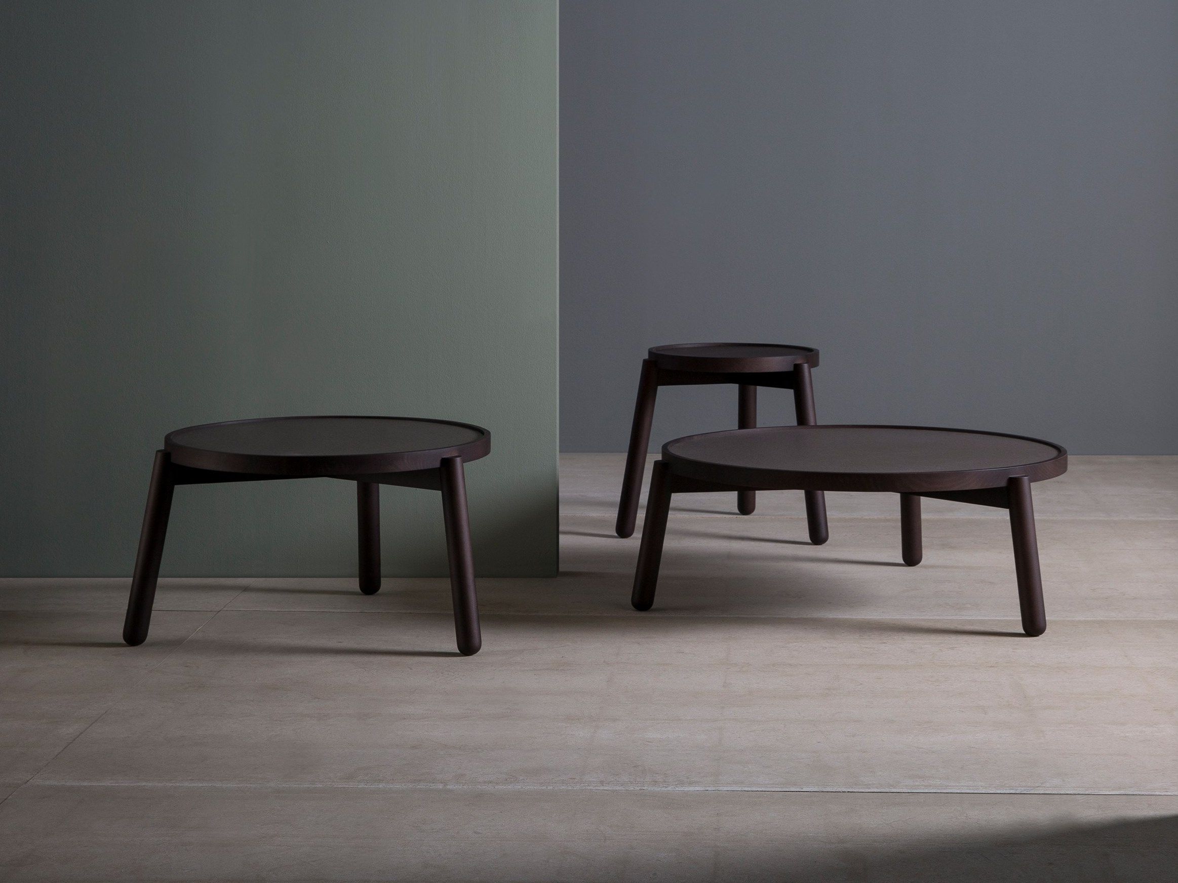 Деревянный круглый журнальный столик Kendo Mobiliario Van ARCH-00069604 - Вид №5