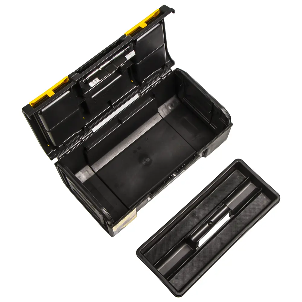 Ящик для инструмента Stanley 390х215х165 мм, пластик, цвет чёрный/жёлтый STLM-2133214 - Вид №4