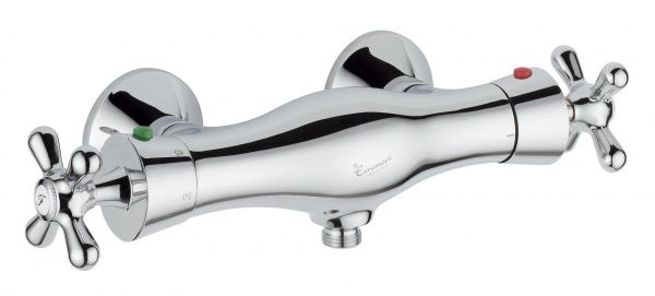 12300CO Смеситель-термостат Deco для душа, цвет хром-золото EMMEVI 