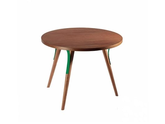 Деревянный круглый журнальный столик Mambo Unlimited Ideas ARCH-00018197