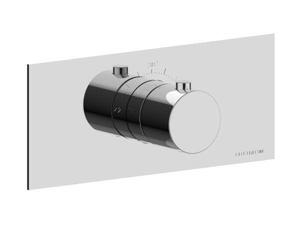 Термостатический смеситель для душа с одним отверстием и переключателем Rubinetterie Frattini отдельная эстетика ARCH-00044810
