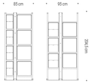 Угловая отдельно стоящая Книжная полка из смолы и бука Bottega Ghianda LUIGI (O MI AMATE VOI) ARCH-00131057 - Вид №4