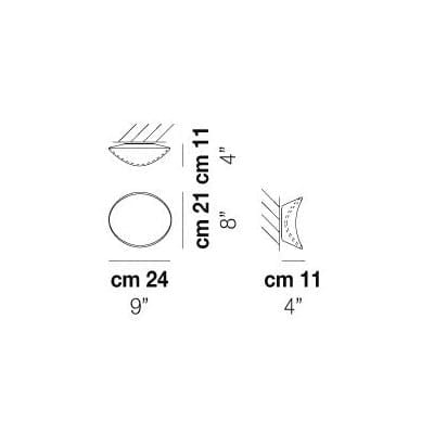 Стеклянный светодиодный настенный светильник In Stock Vetreria Vistosi ARCH-00145293 - Вид №4