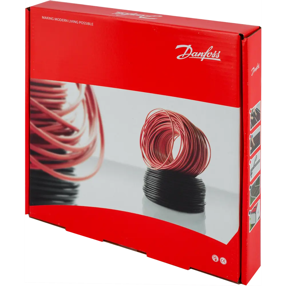 Нагревательный кабель для теплого пола Danfoss ECflex 18T 44 м, 820 Вт 82320124 STLM-2143401  - Вид №4
