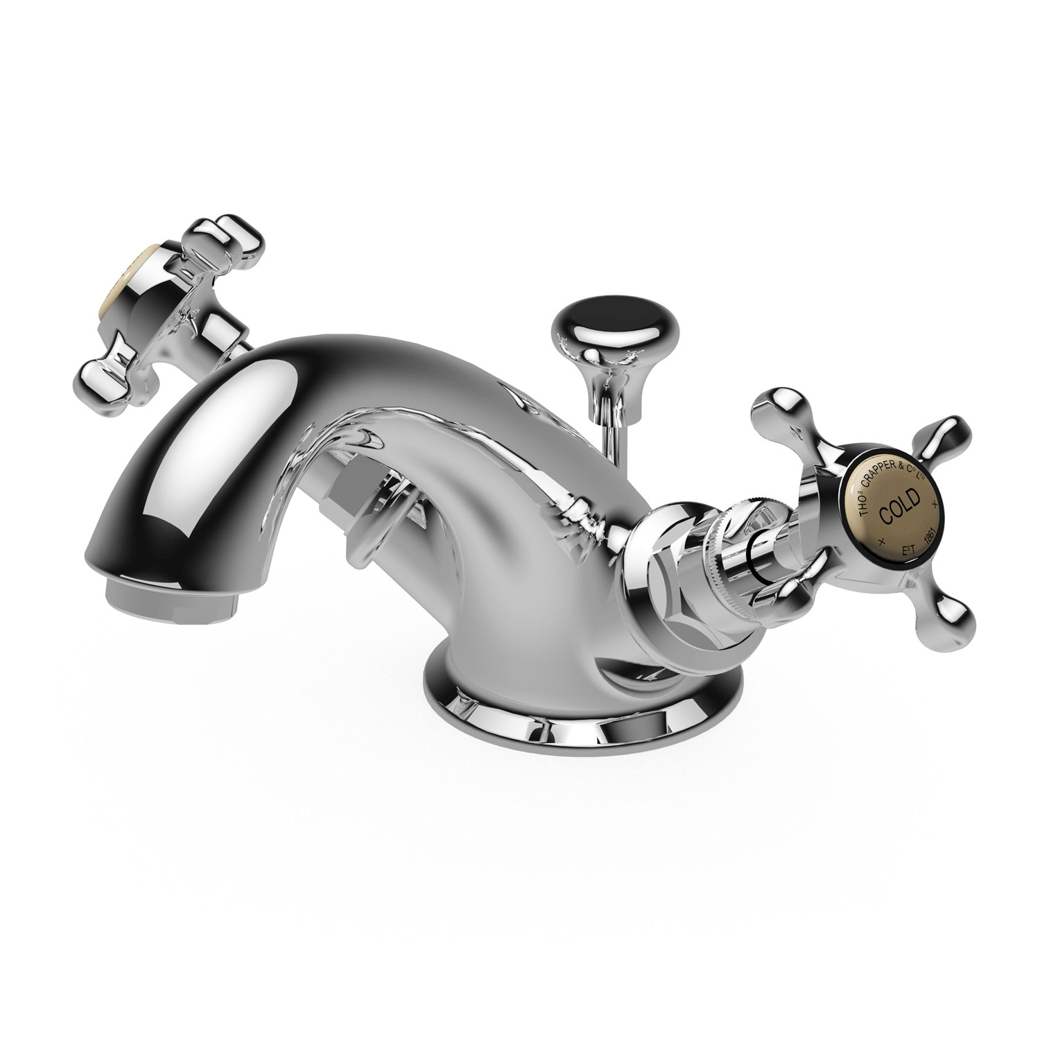 TCTAM401PB Смеситель для раковины Marlborough Monobloc Thomas Crapper 