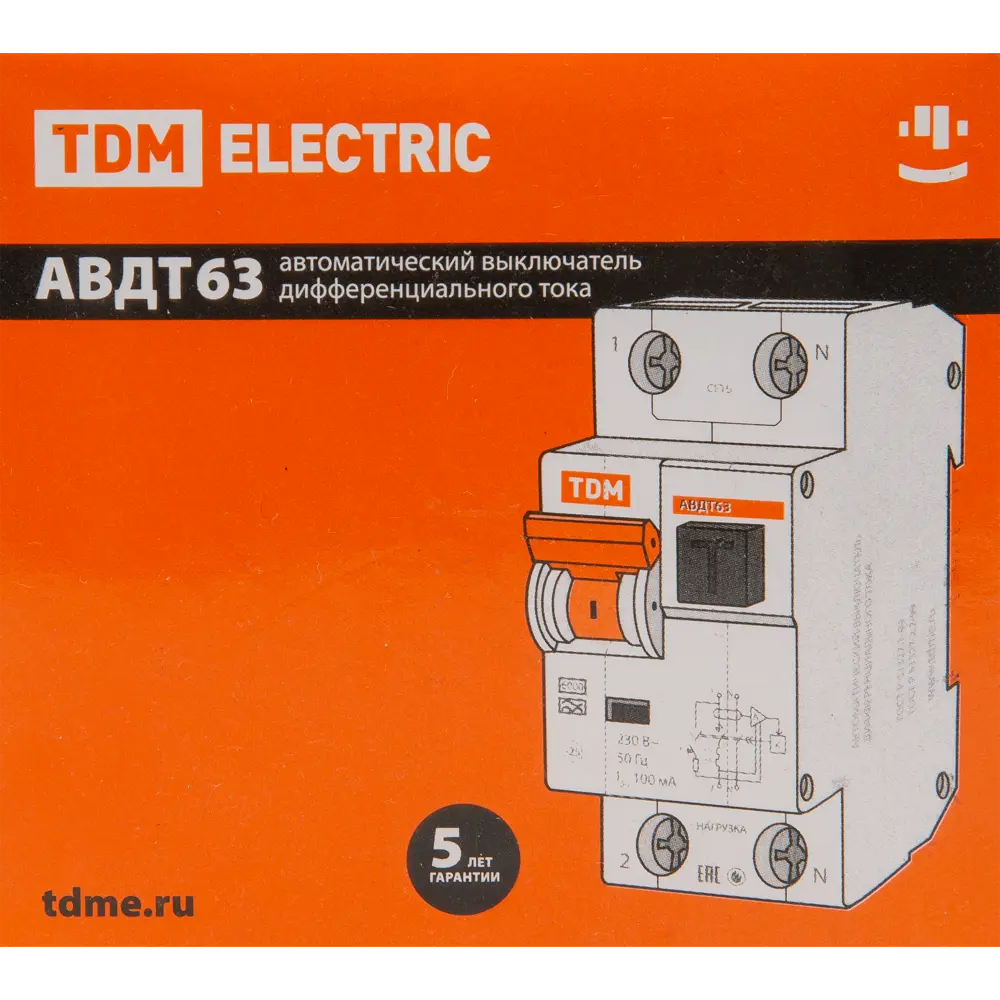 Дифференциальный автомат TDM Electric АВДТ63 для защиты сети и человека 84399422 STLM-1117795 - Вид №4