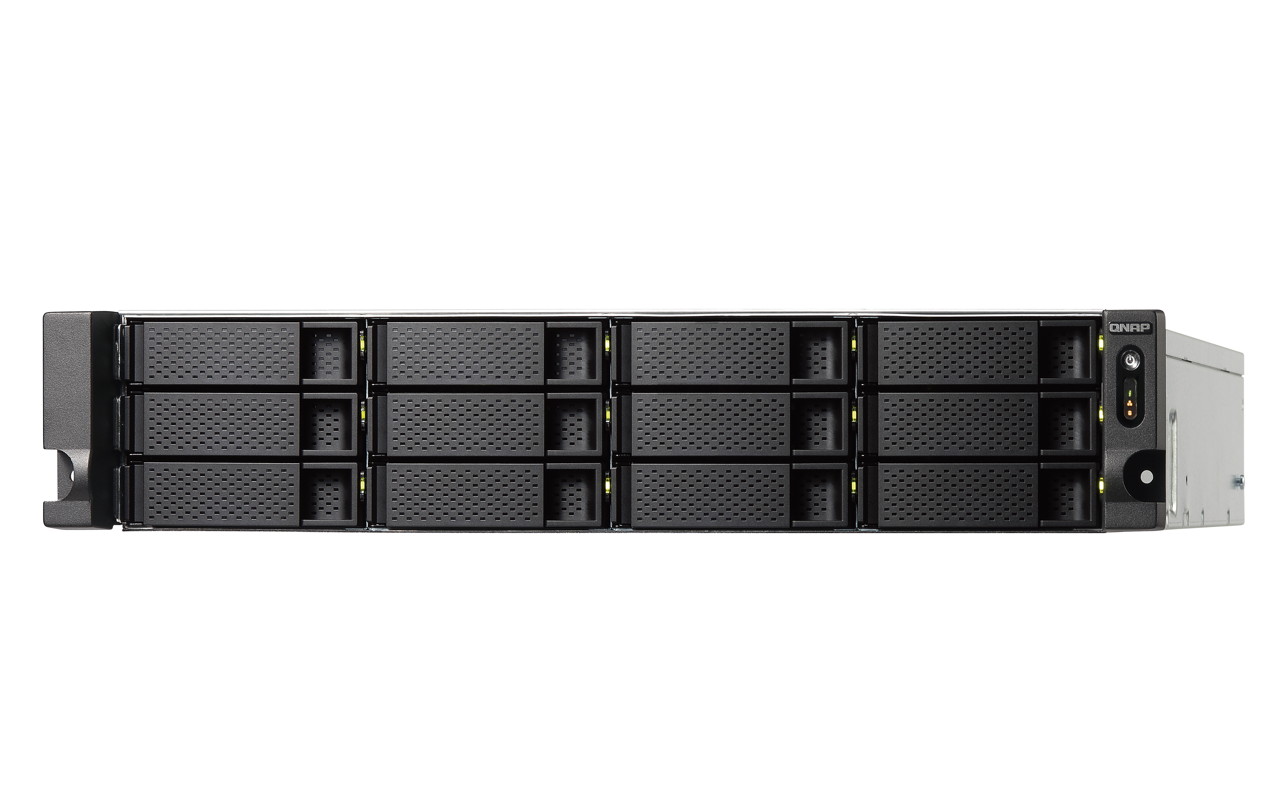 TS-1253BU-RP-4G Smb nas 12 hdd trays, rackmount, 2 psu. 4-core intel celeron j3455 1,5 ghz (up to 2,3 ghz).. w/o rail kit rail-b02 QNAP Santreyd  - Вид №2