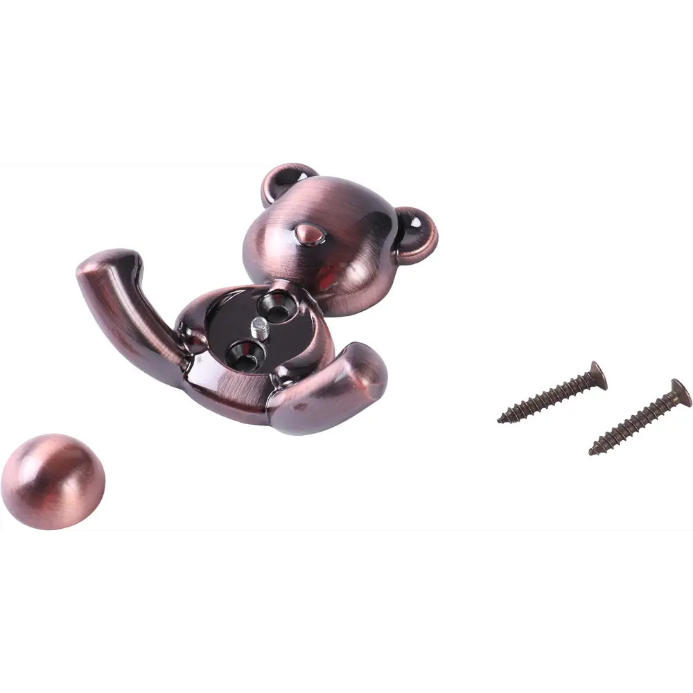 Крючок Larvij Медведь цинковый цвет медь STLM-2090104 - Вид №4