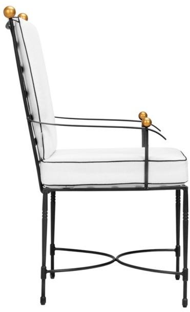 JANUS et Cie Садовый стул из нержавеющей стали с подлокотниками Amalfi sun-id-1377653 - Вид №2