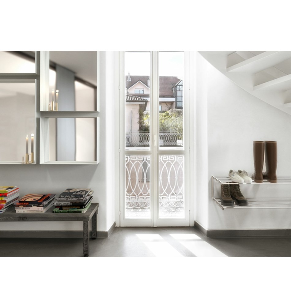 FROST Зеркало 4128, 60x90cm » белое Алюминий Белый U4128-W  - Вид №3