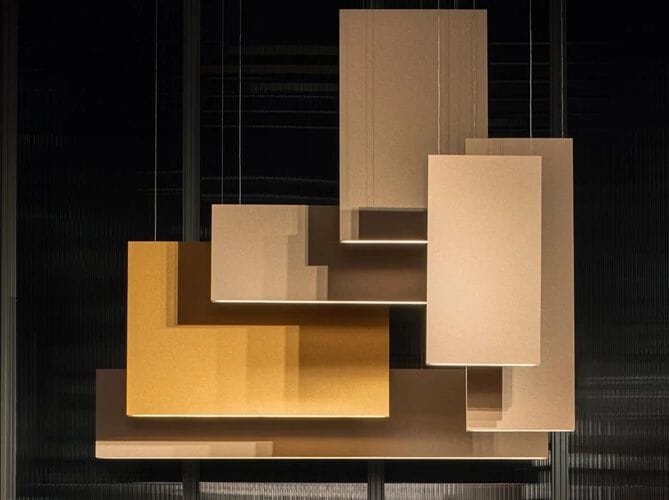 Рециркулированный Pet LED акустический подвесной светильник PROLICHT Колыбельная ARCH-00075621 - Вид №3