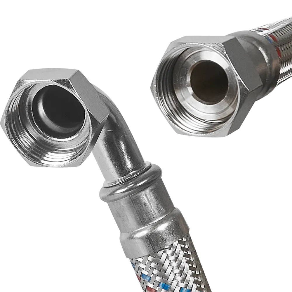 Угловая гибкая подводка Aquabeam для воды 1 дюйм 100 см 86853133 STLM-0805560 - Вид №1