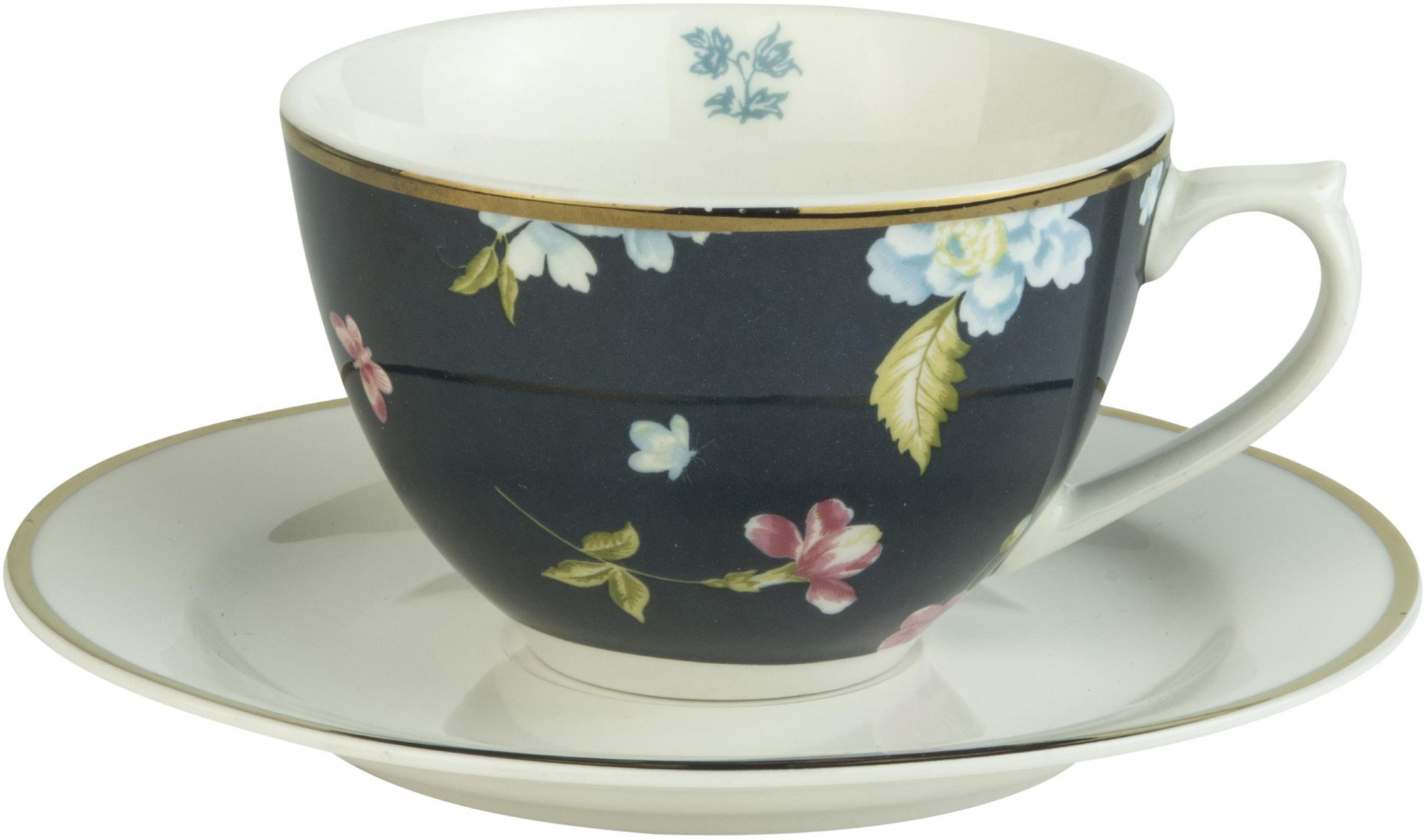 Кофейная пара капучино Laura Ashley Midnight Uni, 260мл 181228