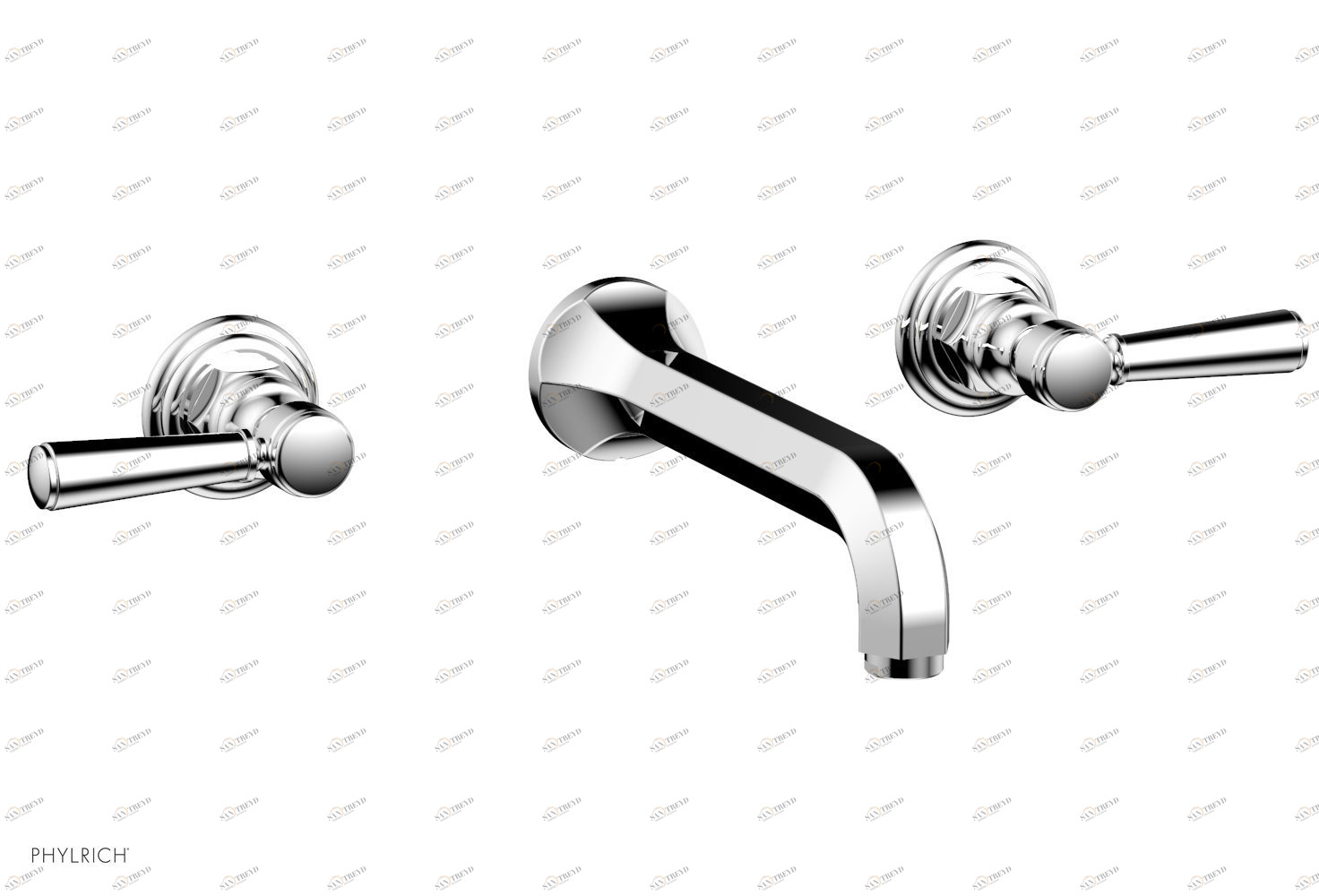 Смеситель для ванны HEX TRADITIONAL Phylrich  500-57-026 Хромированный 
