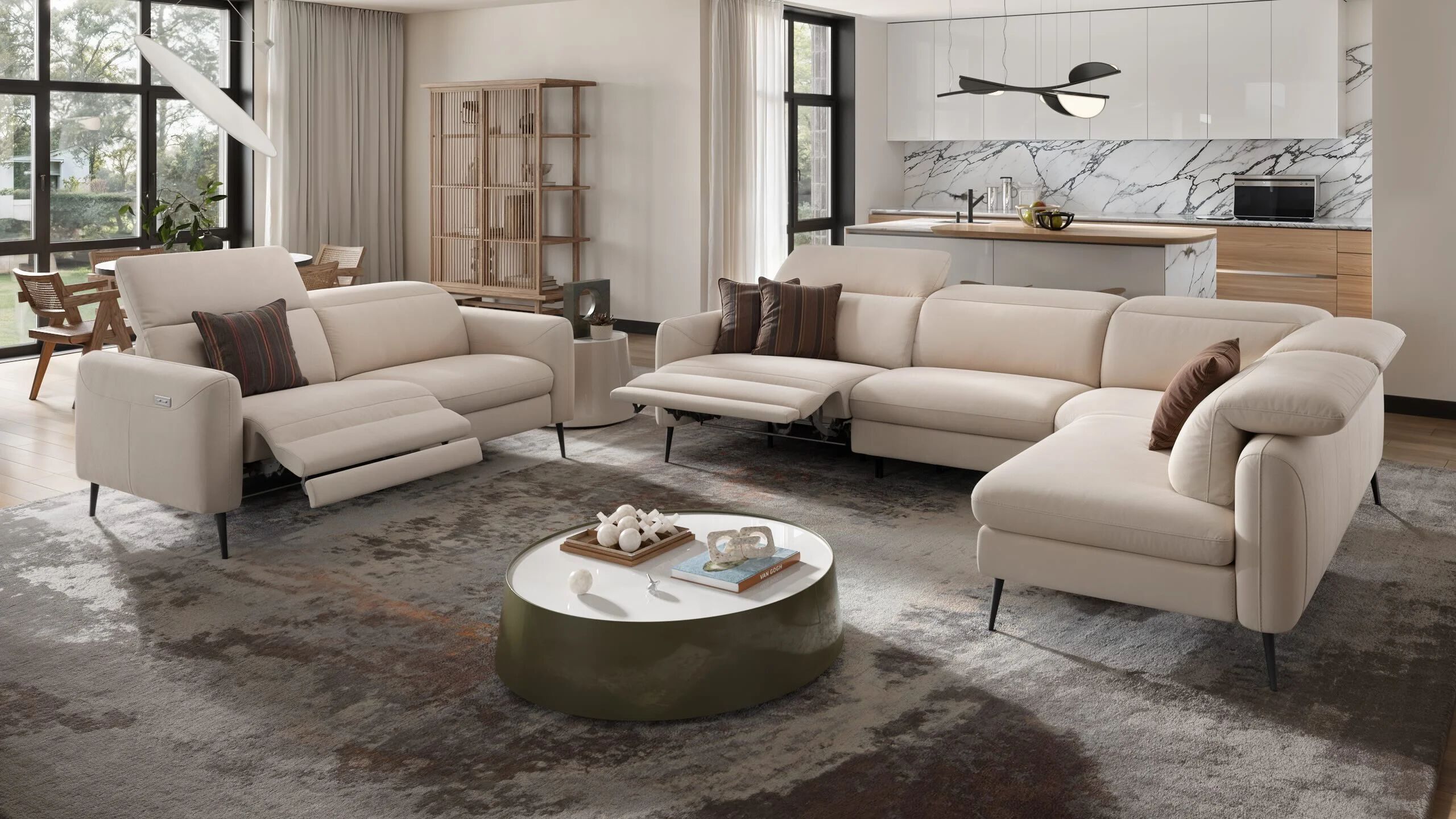 2-местный тканевый диван Sofanella Мессина ARCH-00138102 - Вид №3