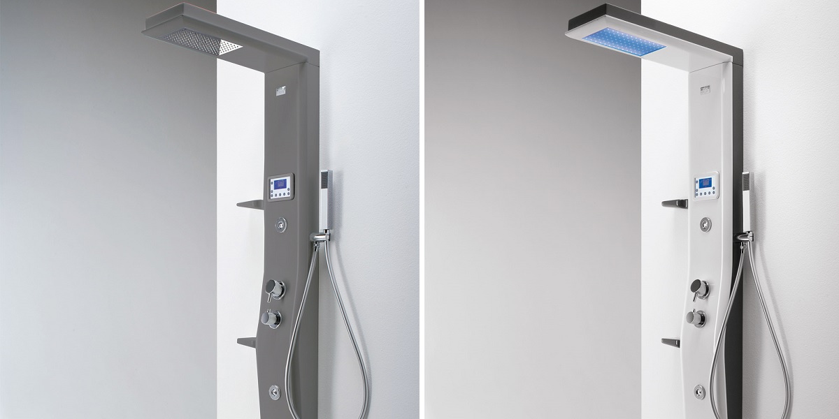 Душевая колонна Etoile Grey 125 см базовая 4ETA3N0G Gruppo Geromin - Вид №1