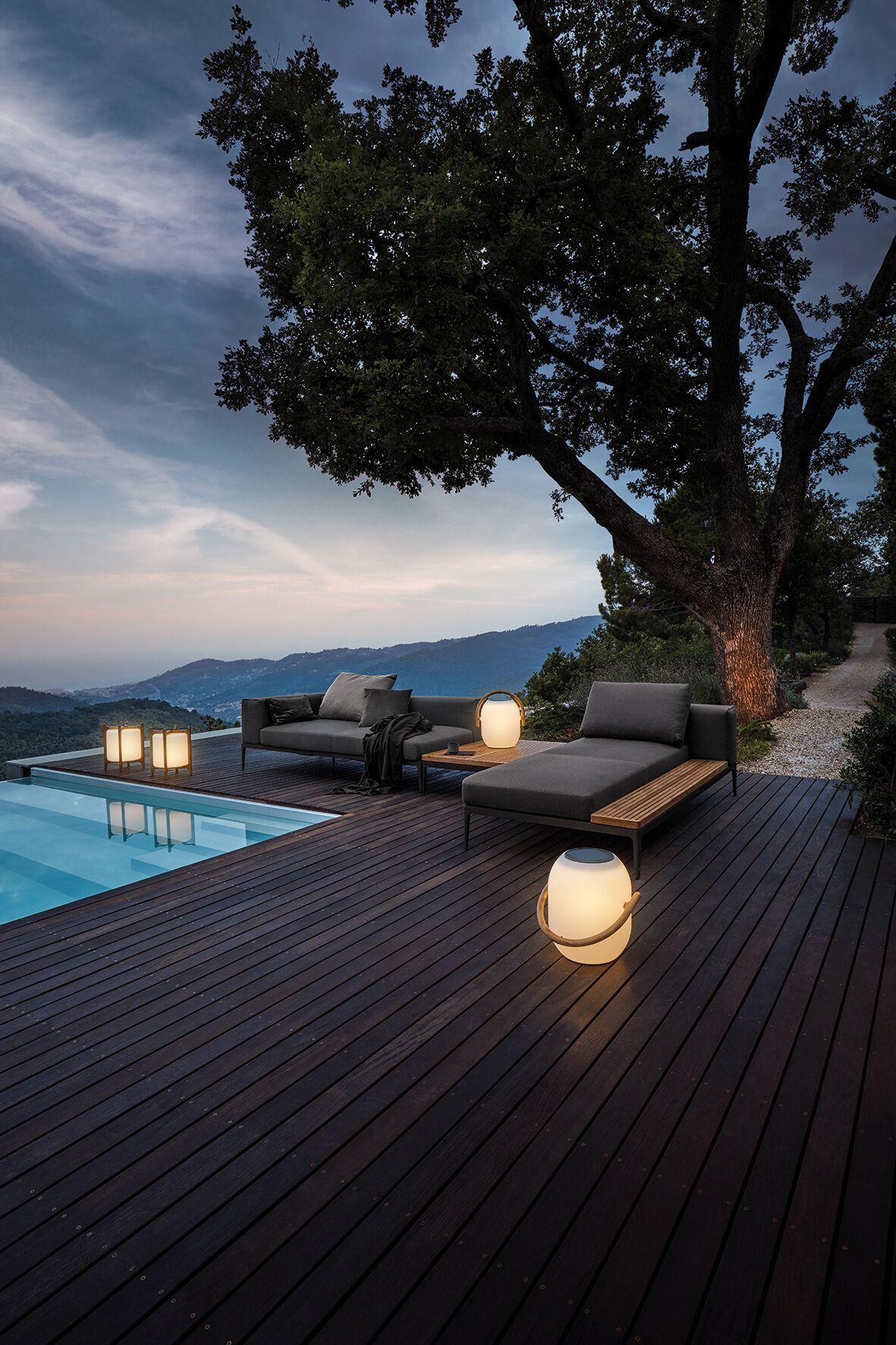 Тканевый модульный садовый диван Gloster сетка ARCH-00132626 - Вид №14