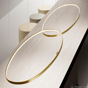 Panzeri M03119.130.0210 matt brass Zero Ellipse подвес