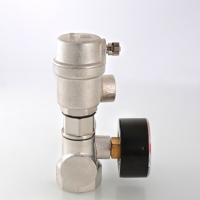 VT.460.0.0 Группа безопасности с латунным корпусом для котла Valtec 1"  - Вид №8