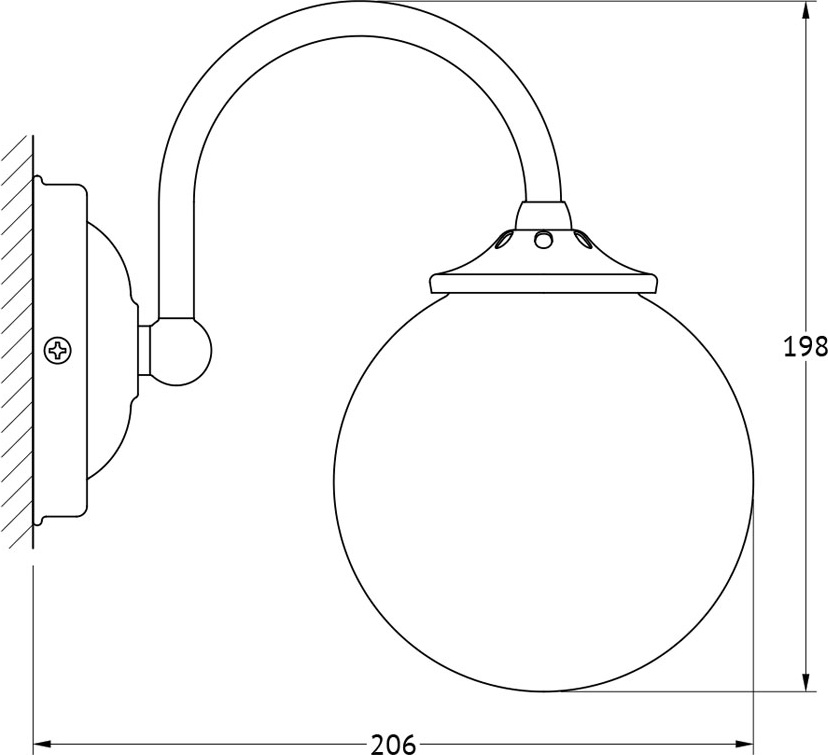 STI 326 Светильник 40W 3SC STILMAR MATTE GOLD Treesseci 3SC - Вид №1