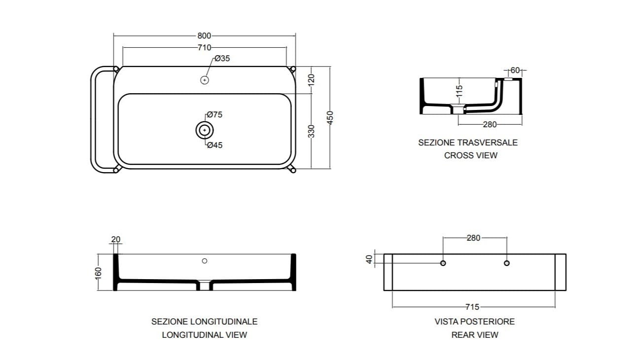 Двойная раковина из нержавеющей стали с держателем для полотенец Axa вещь ARCH-00145467 - Вид №7