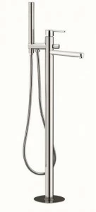 Rubinetterie Mariani Смеситель для ванны, однорычажный, напольный, с ручным душем Noir 21 a - no