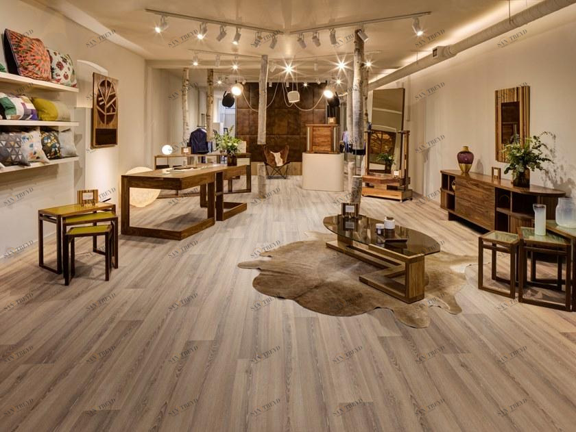 LIUNI Антистатический пол из синтетического материала с эффектом дерева Pavimenti vinilici calandrati sun-id-1471317