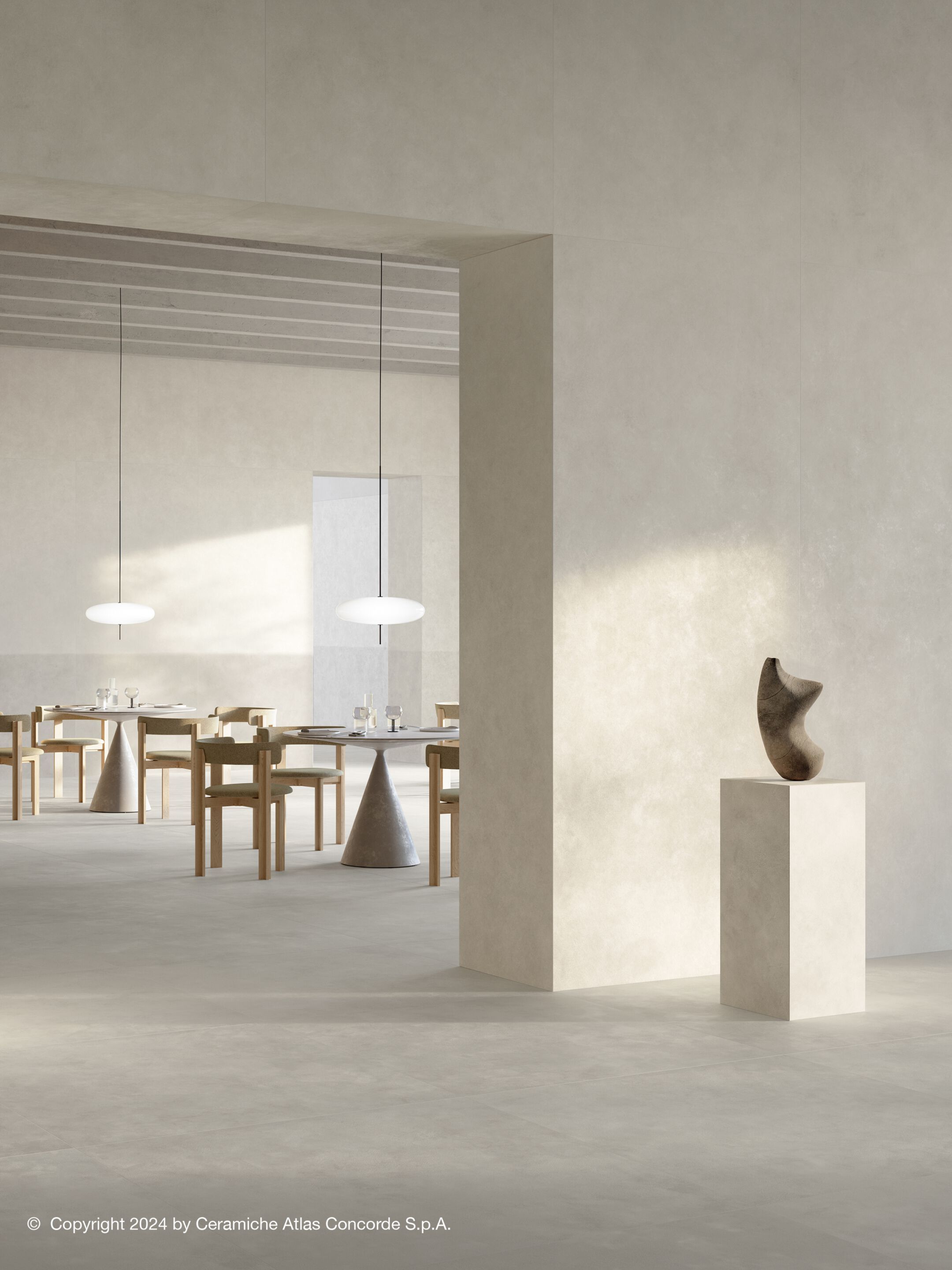 Пол / керамогранит с эффектом цемента Atlas Concorde Boost Expression ARCH-00072605 - Вид №27