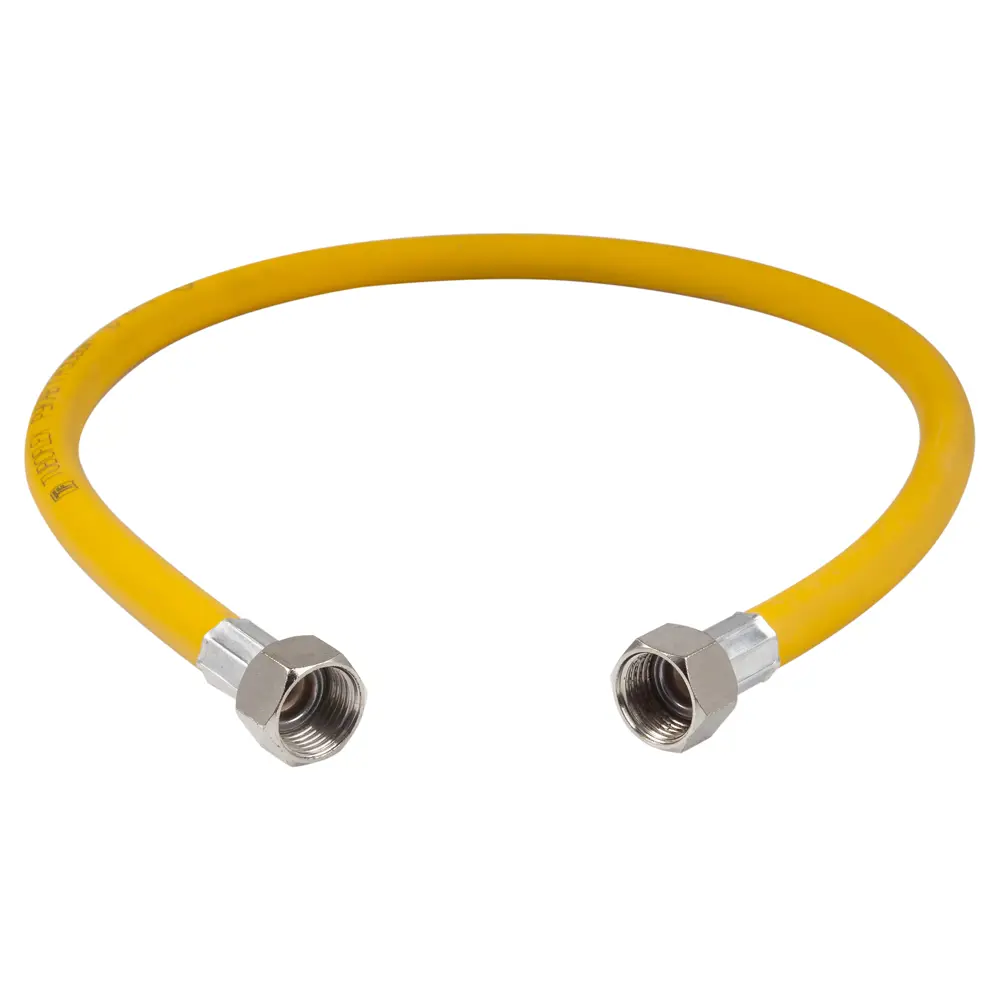Гибкий газовый шланг армированный 1/2" гайка-гайка 80 см 14377474 STLM-2053684 ЗИП-ФЛЕКС 