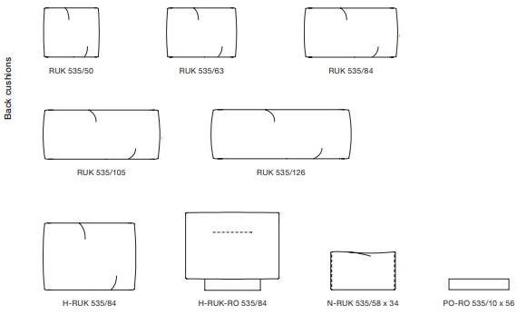 Rolf Benz Диван из ткани Rolf benz 535 liv sun-id-1471667 - Вид №5