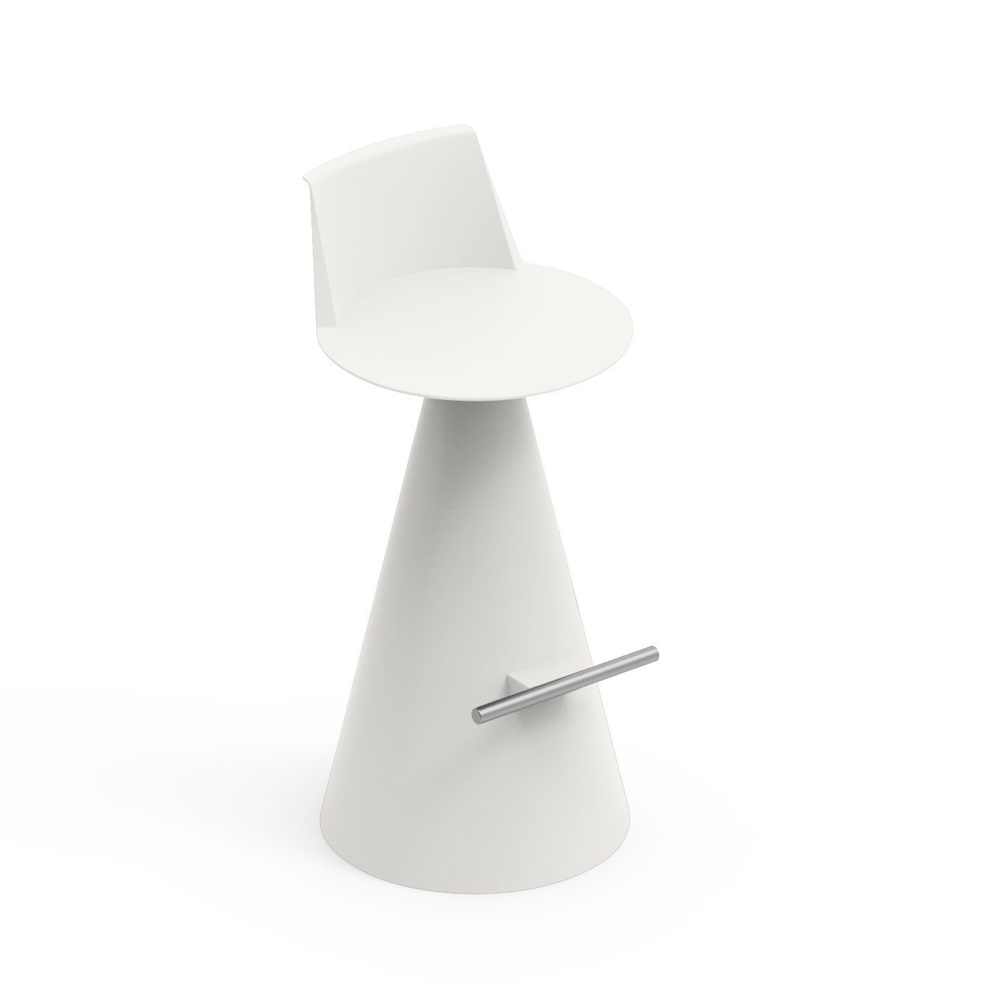 Высокий садовый стул из полиэтилена с подставкой для ног Lyxo Design LIRA ARCH-00142498 - Вид №16