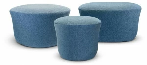 VONDOM Круглый садовый пуф из ткани Suave