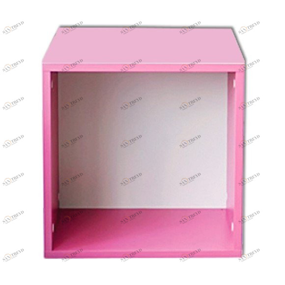 Полка детская навесная открытая "Леголенд" МАНДАРИН ЛЕГОЛЕНД 179561 Розовый Santreyd 