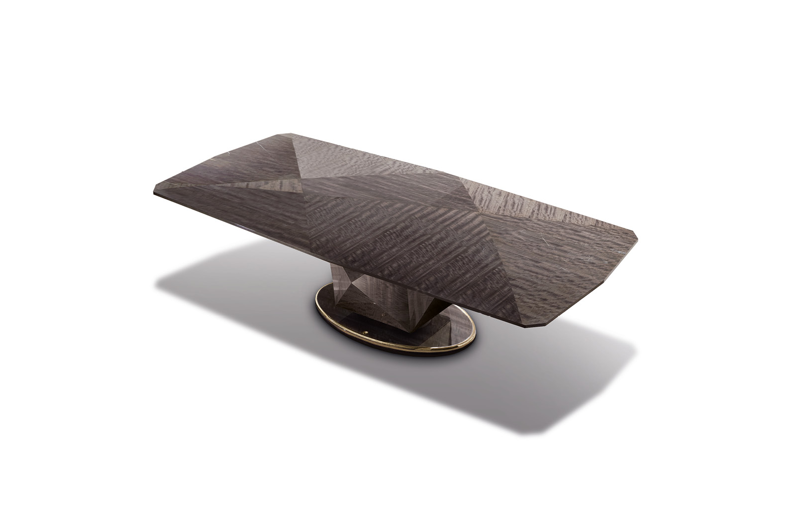 5992 Infinity прямоугольный стол с деревянным основанием - giorgio collection