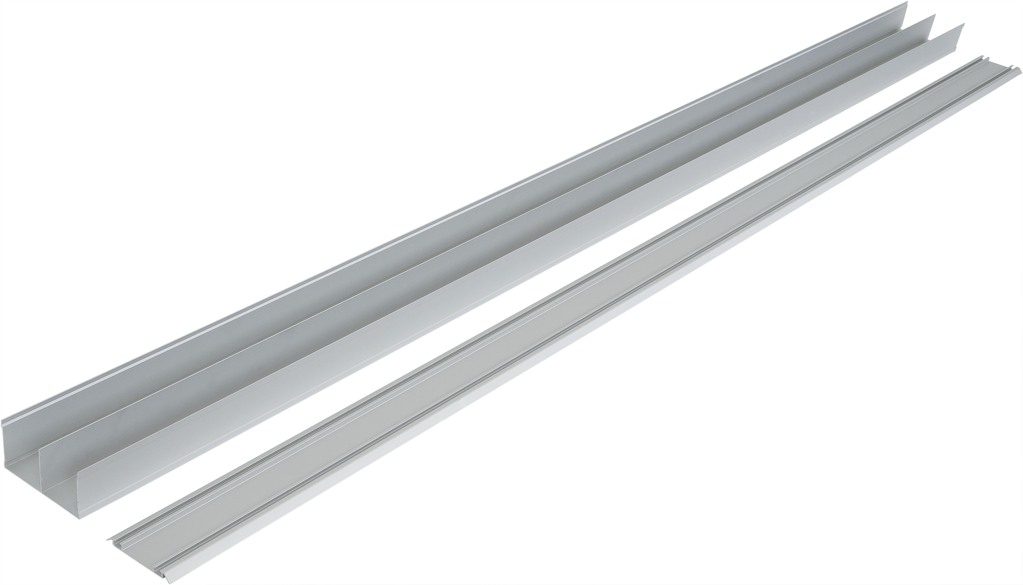 Направляющие Spaceo для дверей-купе 138 см серебристые 82109758 STLM-0019228 - Вид №1