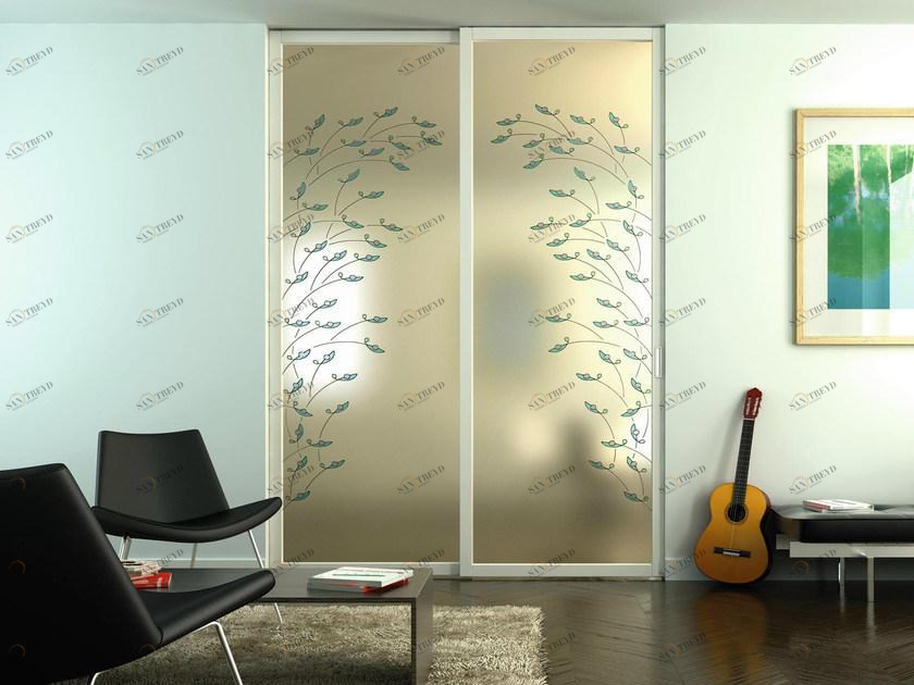 FOA Раздвижная стеклянная дверь с направляющей для подвесного потолка Flat sun-id-1378180