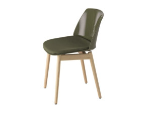 Стул из полипропилена с мягким сиденьем