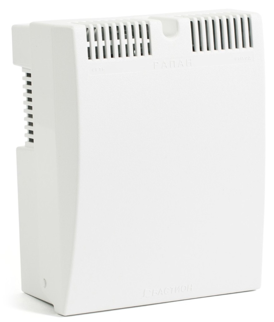 RAPAN-30P power supply 12v, 3a, housing for 1x7ah battery, battery protection, charge current 0.1a Бастион 